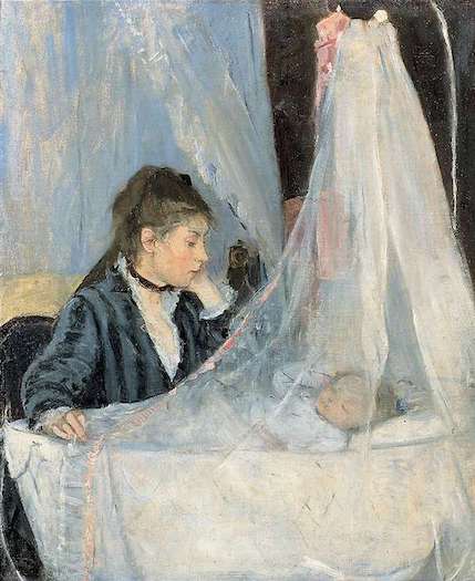 Berthe Morisot, Kehto (Le Berceau, 1872)